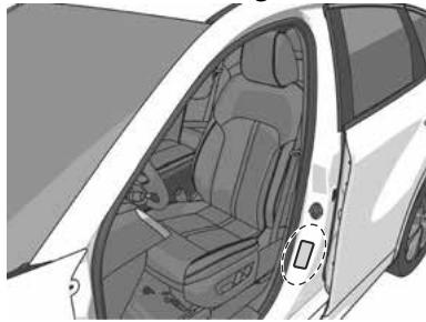 MAZDA CX-60 (2022) - Étiquette de pressions de gonflage des pneus - 1