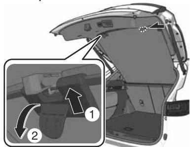 MAZDA CX-60 (2022) - Pour retarder le cache de compartmenten a bagages - 1