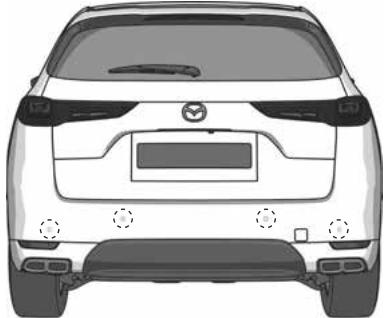 MAZDA CX-60 (2022) - Capeurs ultrasoniques - 2
