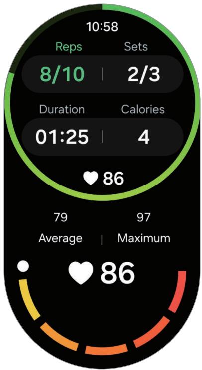 SAMSUNG SML320NZSAXEF - Commencer les exercices répétitifs - 4