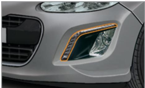 PEUGEOT 308 CC Phase 2 (2011-2015) - Changement des feuels diurnes / de position - 1