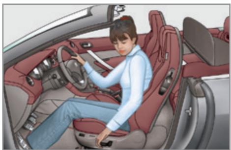 PEUGEOT 308 CC Phase 2 (2011-2015) - Réglage en hauteur et en inclinaison de l'assise - 1