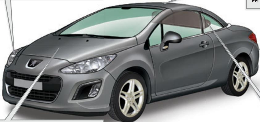 PEUGEOT 308 CC Phase 2 (2011-2015) - Éclairage directionnel - 1