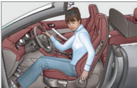 PEUGEOT 308 CC Phase 2 (2011-2015) - Réglage de l'inclinaison du dossier - 3