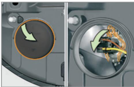 PEUGEOT 308 CC Phase 2 (2011-2015) - Changement des yeux de croissement (uniquement sur modèle avec yeux halogenes) - 1