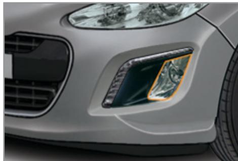 PEUGEOT 308 CC Phase 2 (2011-2015) - Changement des projecteurs antibrouillard - 1