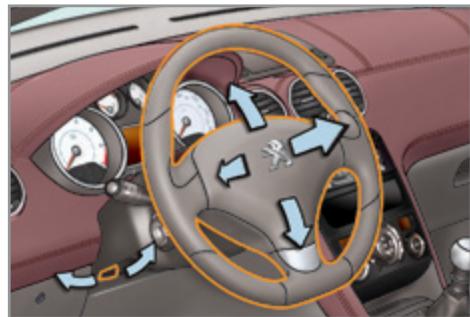 PEUGEOT 308 CC Phase 2 (2011-2015) - RéGLAGE DU VOLANT - 1