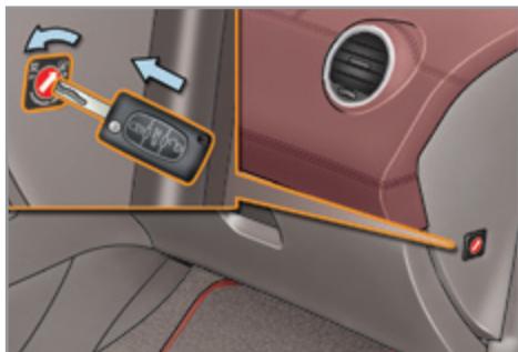 PEUGEOT 308 CC Phase 2 (2011-2015) - DÉSACTIVATION DE L'AIRBAG FRONTAL PASSAGER - 4