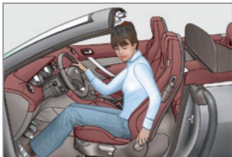PEUGEOT 308 CC Phase 2 (2011-2015) - Inclinaison du dossier - 1