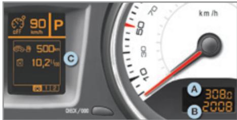 PEUGEOT 308 CC Phase 2 (2011-2015) - Afficheurs - 1