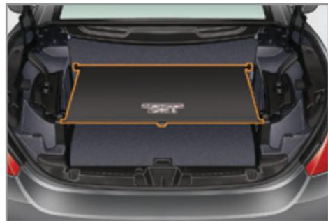 PEUGEOT 308 CC Phase 2 (2011-2015) - Rideau de coffre - 1