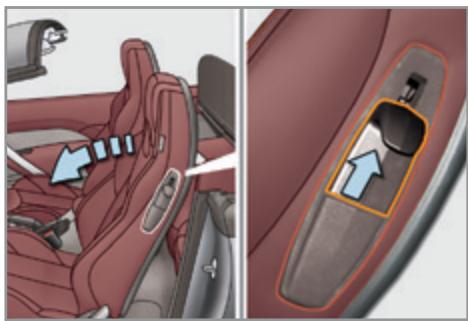 PEUGEOT 308 CC Phase 2 (2011-2015) - Accès aux places arrêté - 1