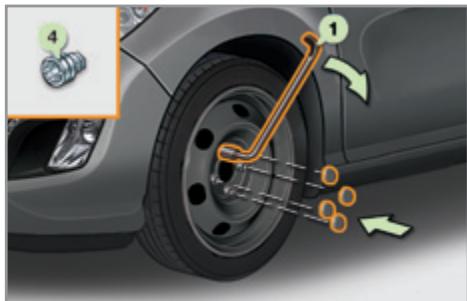 PEUGEOT 308 CC Phase 2 (2011-2015) - Apre's un changement de roue - 1