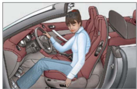 PEUGEOT 308 CC Phase 2 (2011-2015) - Réglage de l'inclinaison du dossier - 1
