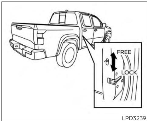NISSAN Frontier (2022) - VERROUILAGE AUTOMATIQUE DES PORTIERES - 1