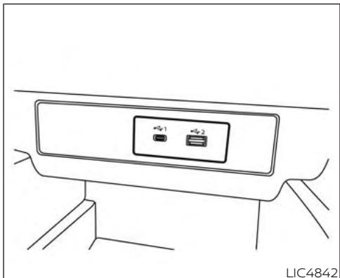 NISSAN Frontier (2022) - PORTS DE CHARGEMENT USB (selon I'équipement) - 1