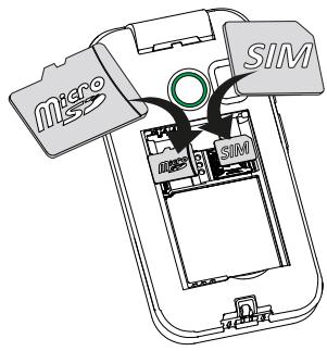 DORO LEVAE30 - Insertion de la carte SIM et des cartes mémoires - 1