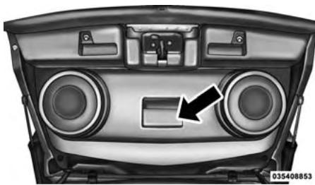 JEEP Patriot (2015) - Enceintes rabattables - selon l'equipement - 1