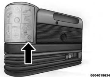 JEEP Patriot (2015) - Précautions relatives à l'utilisation de la trousse d'entretien des pneus - 1
