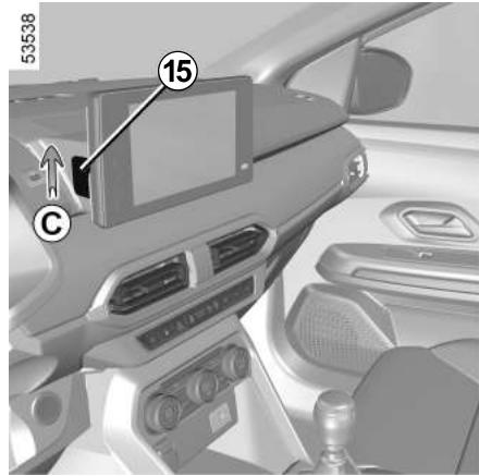 DACIA Jogger (2021) - Support de téléphone amovible B - 2