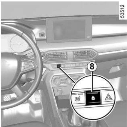 DACIA Jogger (2021) - Commande de verrouillage/ déverrouillage de l'intérieur - 1