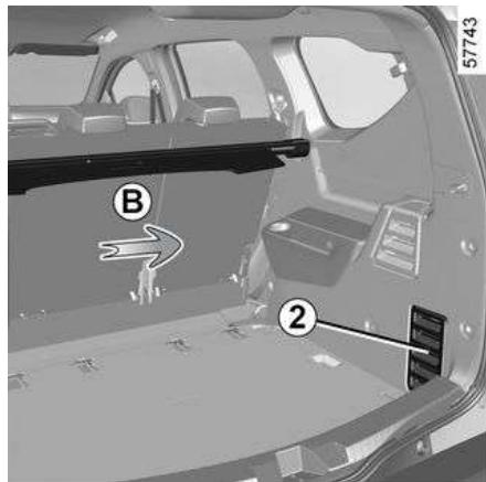 DACIA Jogger (2021) - Dépose/repose du cache-bagages - 1