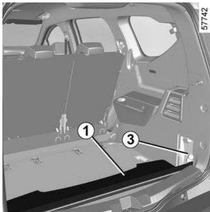 DACIA Jogger (2021) - Rangement du cache-bagages - 1