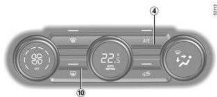 DACIA Jogger (2021) - Mise en service ou arrêt de l'air conditionné - 1