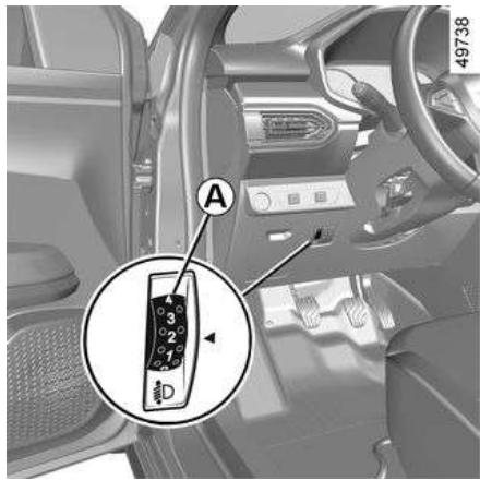 DACIA Jogger (2021) - RéGLAGE DE LA HAUTEUR DES FAISCEAUX - 1