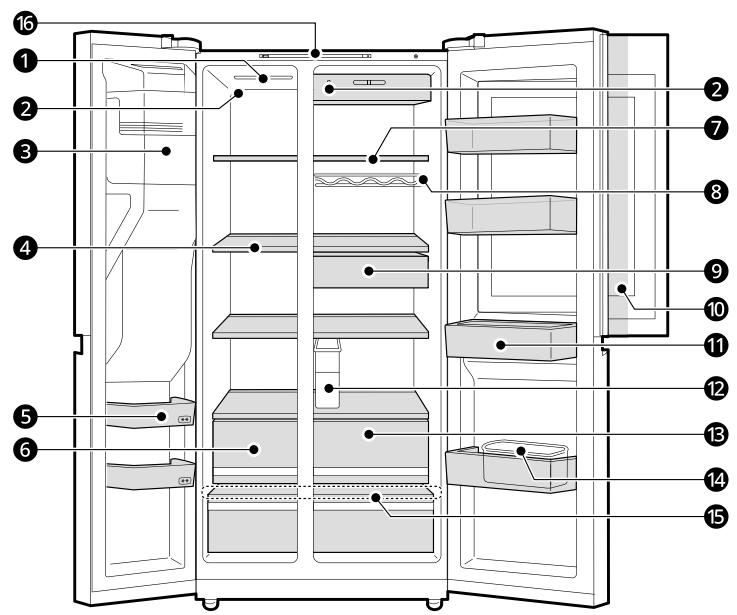 LG GSLC40PYPE - Intérieur (deux étoiles \*\*) - 1