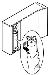 LG GSLC40PYPE - Remplacement du filtre à eau (modèle à plomberie) - 3