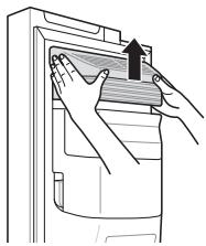 LG GSLC40PYPE - Retrait / Remontage du seau de stockage de glaçons - 1