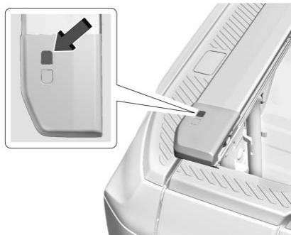 GMC Hummer EV (2024) - Procedure d'ouverture et de fermeture à commande électrique - 1
