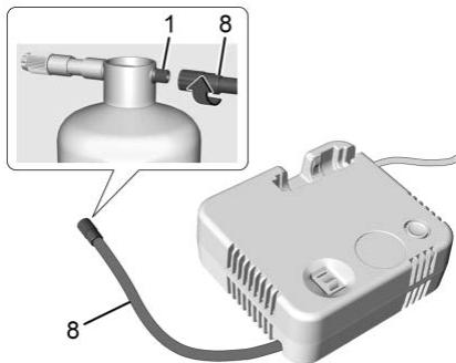 GMC Hummer EV (2024) - Utilisation du nécessaire d'enduit d'étanchéité et comprésur pour obturer et gonfler temporairement un pneu creve - 1