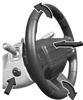 GMC Hummer EV (2024) - Réglage du volant de direction - 1