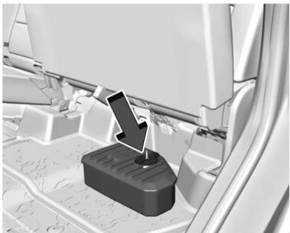 GMC Hummer EV (2024) - Stockage de la trousse   compresseur et joint d'étanchéité   de pneu - 1