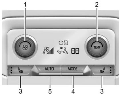 GMC Hummer EV (2024) - Système de régulation de la climatisation arrière - 1