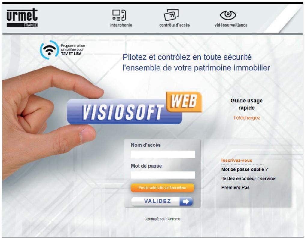 Urmet VIT25PLUS - PROGRAMMATION DE LA CENTRALE VIT25PLUS SUR VISIOSOFTWEB. - 1