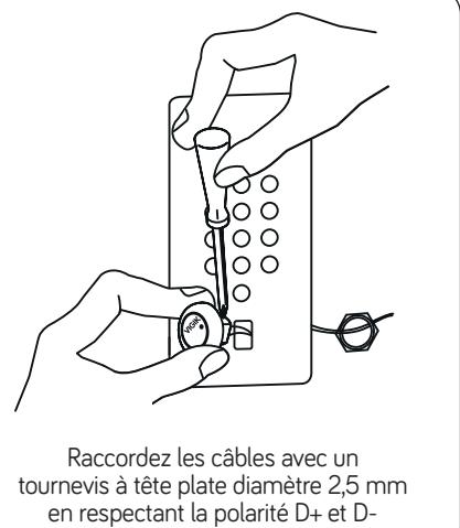 Urmet VIT25PLUS - POSE ET BRANCHEMENT - 3