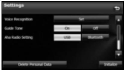 SUBARU Forester (2014) Système de navigation - Appuyez sur la touche tactile Set (Configurer) sous Voice Recognition (Reconnaissance vocale). - 1