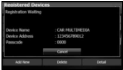 SUBARU Forester (2014) Système de navigation - Utilisez le dispositif portable pour saisir le code (Code secret) de l'appareil. - 1