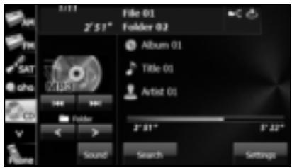 SUBARU Forester (2014) Système de navigation - ■ Répétition du fichier musical - 1