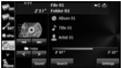 SUBARU Forester (2014) Système de navigation - Appuyez sur la touche tactile < ou >. - 3