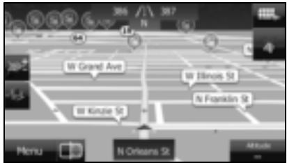 SUBARU Forester (2014) Système de navigation - Sur l'écran de navigation, appuyez sur la touche tactile - 2