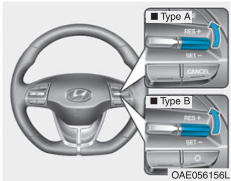 HYUNDAI Ioniq (2016-2019) - Augmentation de la vitesse programmée du régulateur de vitesse intelligent - 1