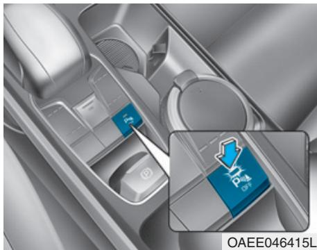 HYUNDAI Ioniq (2016-2019) - Pour désactiver le système d'aide au stationnement (marche arrière) (le cas échéant) - 1
