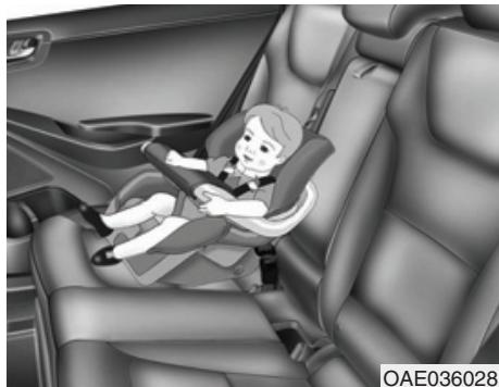 HYUNDAI Ioniq (2016-2019) - Système de retenue pour infant placé dos à la route - 1