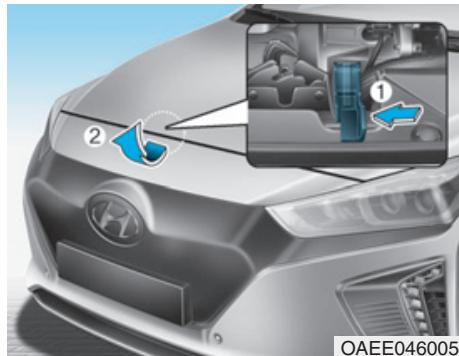 HYUNDAI Ioniq (2016-2019) - Ouverture du capot - 2