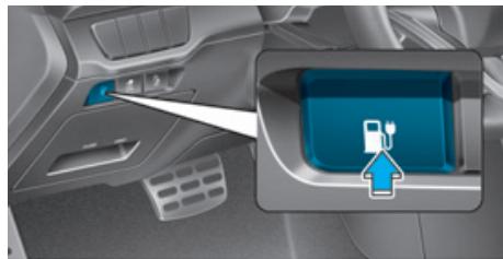 HYUNDAI Ioniq (2016-2019) - Comment brancher le chargeur normal - 1