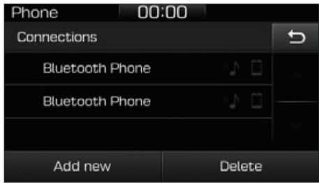HYUNDAI Ioniq (2016-2019) - Connexion d'appareils Bluetooth® - 1